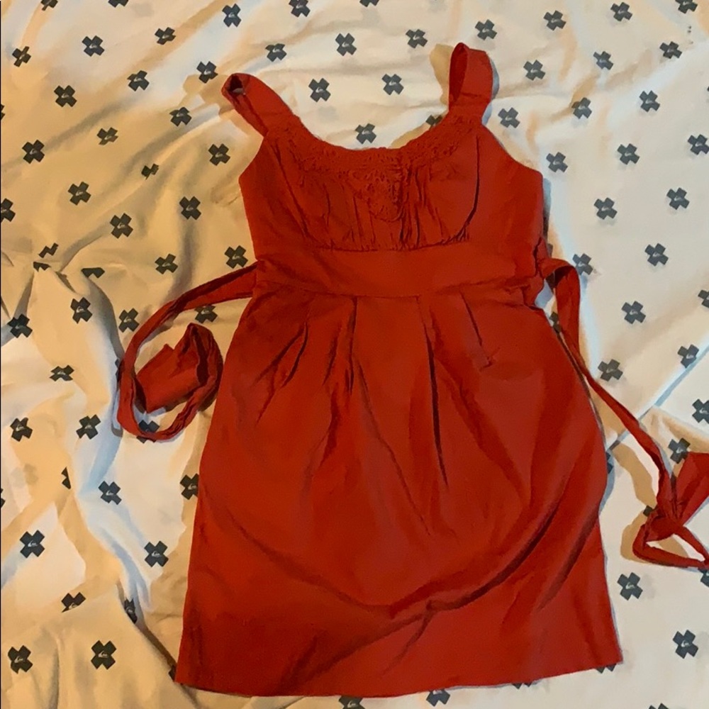 Fun orange dress